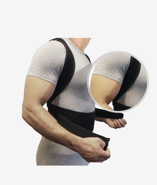 Posture Corrective Flex Pro Therapy Back Brace Belt Shoulder Corrector  Spine TOP